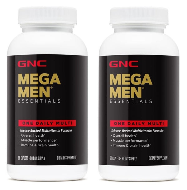 GNC   120 Caplets & 2  Men' Essentials