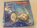 Two -Derusting Weeding Wheels 8” Twisted Wire Cup Brush Weeding Wheel NEW