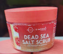 O Naturals Exfoliating Dead Sea Salt Lot of 5 Face Body  Foot Scrub. Hydrating E