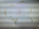 359pcs Nervure 260PCS White & Gold Plastic 8" Plates & 99PCS of Gold Plast/Ware