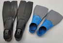 NEW Cressi Rondinella 39/40 Snorkel Fins - Black + Speedo Snorkel Finns Small