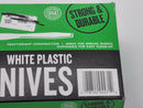 1800 knives Member's Mark White Plastic Knives, Heavyweight (600 ct. x 3)