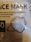 100 Pcs White Protective Face Masks 50 Children plus 50 unopened adult