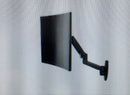 Ergotron LX 32" Screen Support Mounting Arm for Monitor - Black -zc 3/4