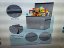 Toy Box Chest, Collapsible Sturdy Storage Bins with Lids, Extra Large Kids.