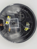Pair 7" Inch Round LED Headlights Hi/Lo Beam For Hummer LJ  CJ