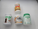 (4 items)Vega Protein/Greens+KOS Organic Plant Prot+ G. N. Rice Protein+SimplyFu