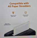 8-Sheet Capacity, Cross-Cut Paper and Credit Card Shredder, 4.1 Gallon