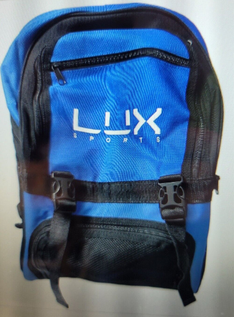 LUX Soccer Backpack with Ball Holder Compartment for Sports Youth Kids Boys Men