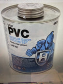 3 Hercules 60020, Clear PVC Medium Body, Medium Set, Plastic Pipe Cement 32 ozx3