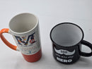 Best Dad Ever Ceramic Coffee/Tea Mug w/ M is for Mom (LOVE) Mug -Both New