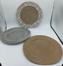 Harvest Gilt Charger Plates Set of 12 new opened box