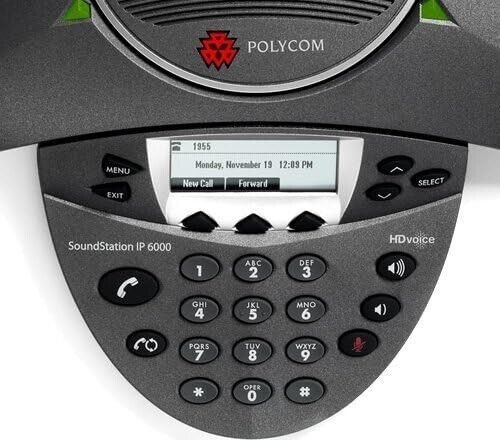 Polycom SoundStation IP 6000 SIP HD Voice Conference VoIP Phone 2201-15600-001