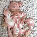 Reborn Baby Doll Lifesize 19” Doll Girl w Certificate! Hoomai Designer