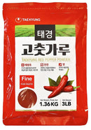 2 Taekyung Chili Powder For Paste (Fine 1LB) - Korean Gochugaru. Red Pepper Spic