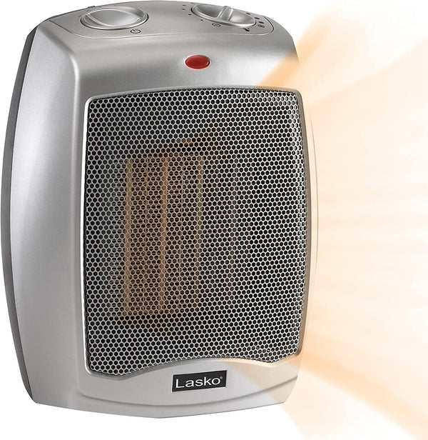 Lasko 754200 Ceramic Portable Space Heater with Adjustable Thermostat -...cd