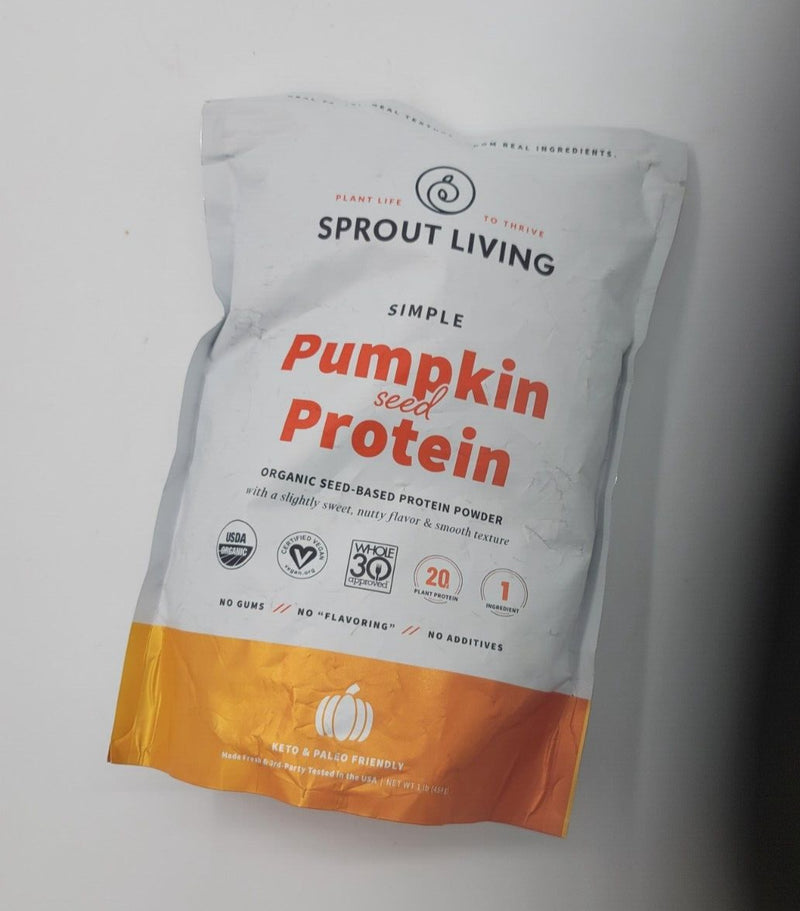 Sprout Living Simple Pumpkin Seed Protein Powder,  1 Pound