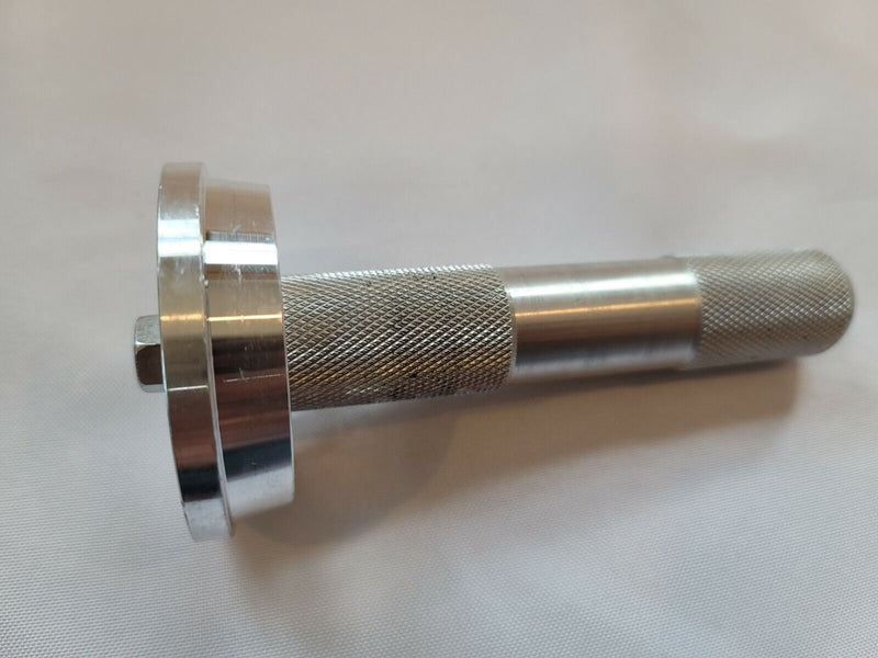 Smooth Round Silver Tool - one Heavy disk only