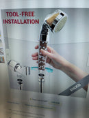 Three PureAction Vitamin C Shower Head Filter with Hose & Replacement Filters