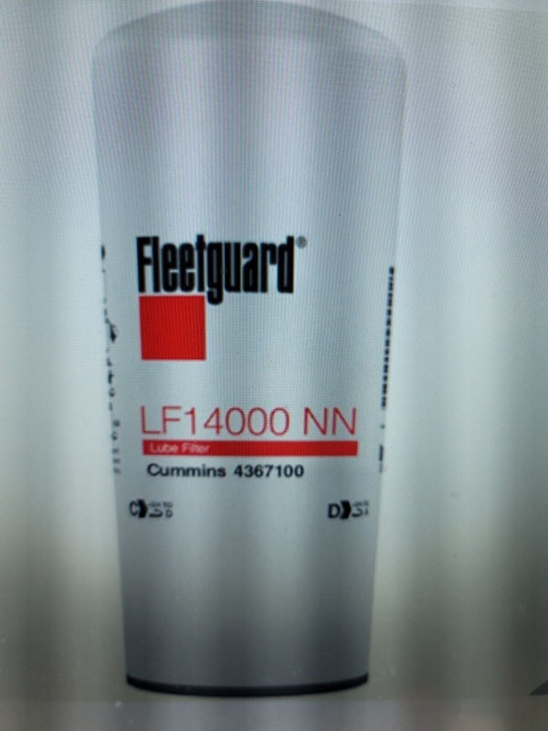 Fleetguard Lube Spin-On LF14001NN NanoNet Oil Filter Upgrade Of LF9080 LF14000NN