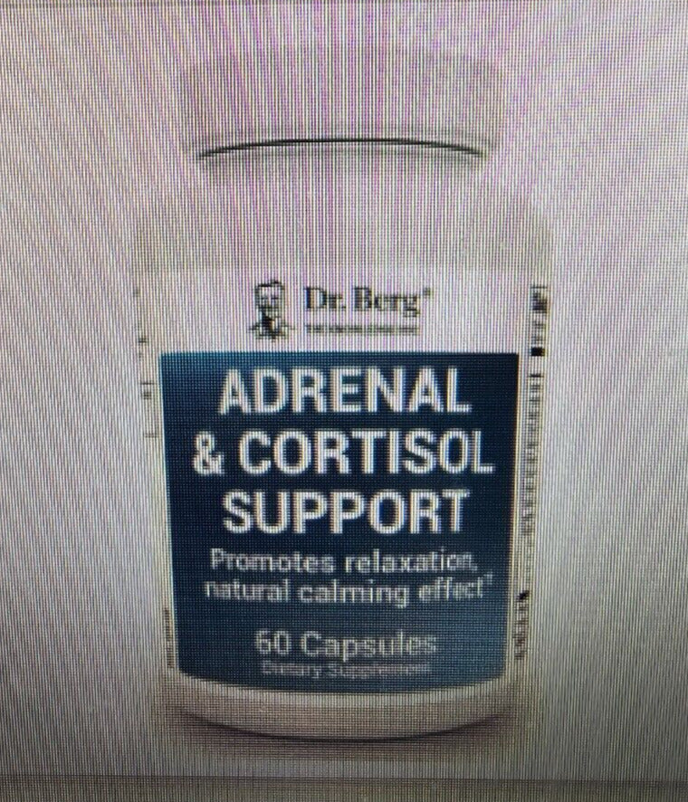 3 Dr Berg Adrenal And Cortisol Supplement 60 x 3 Caps, Support Mood And Stress