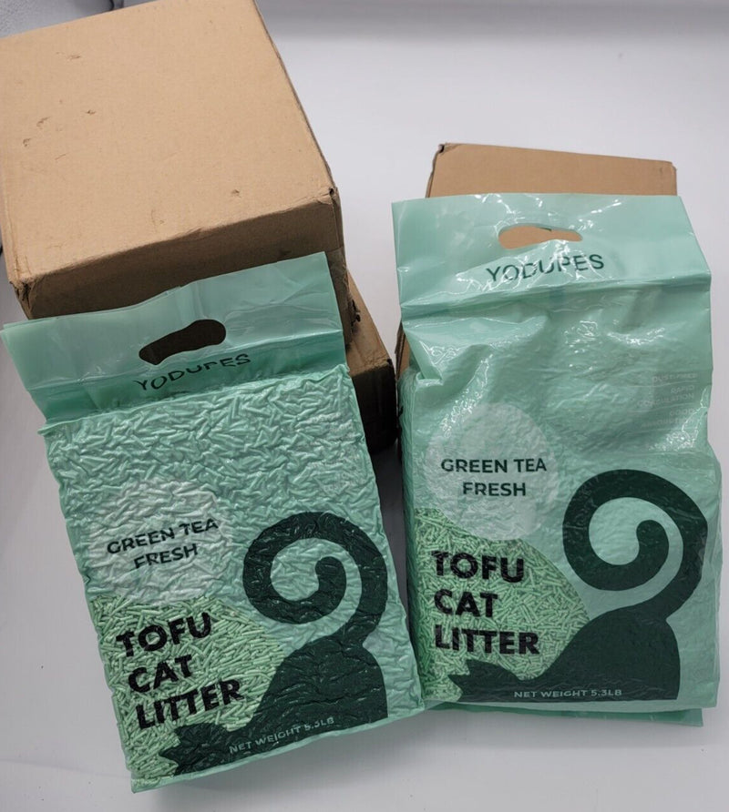 6Tofu Cat Litter Natural Eco-Friendly Pretty Kitty Litter Flushable Clumpin 33lb