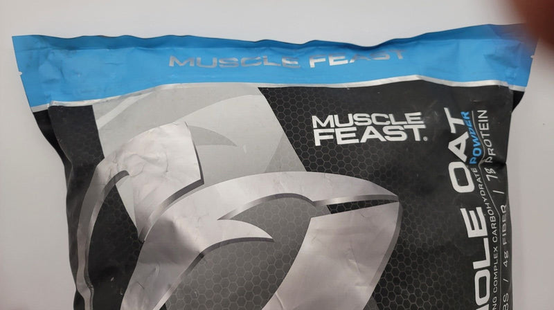 Muscle Feast Protein Powder Whole Oat Slow digesting complex carbohydrate 8Lbs