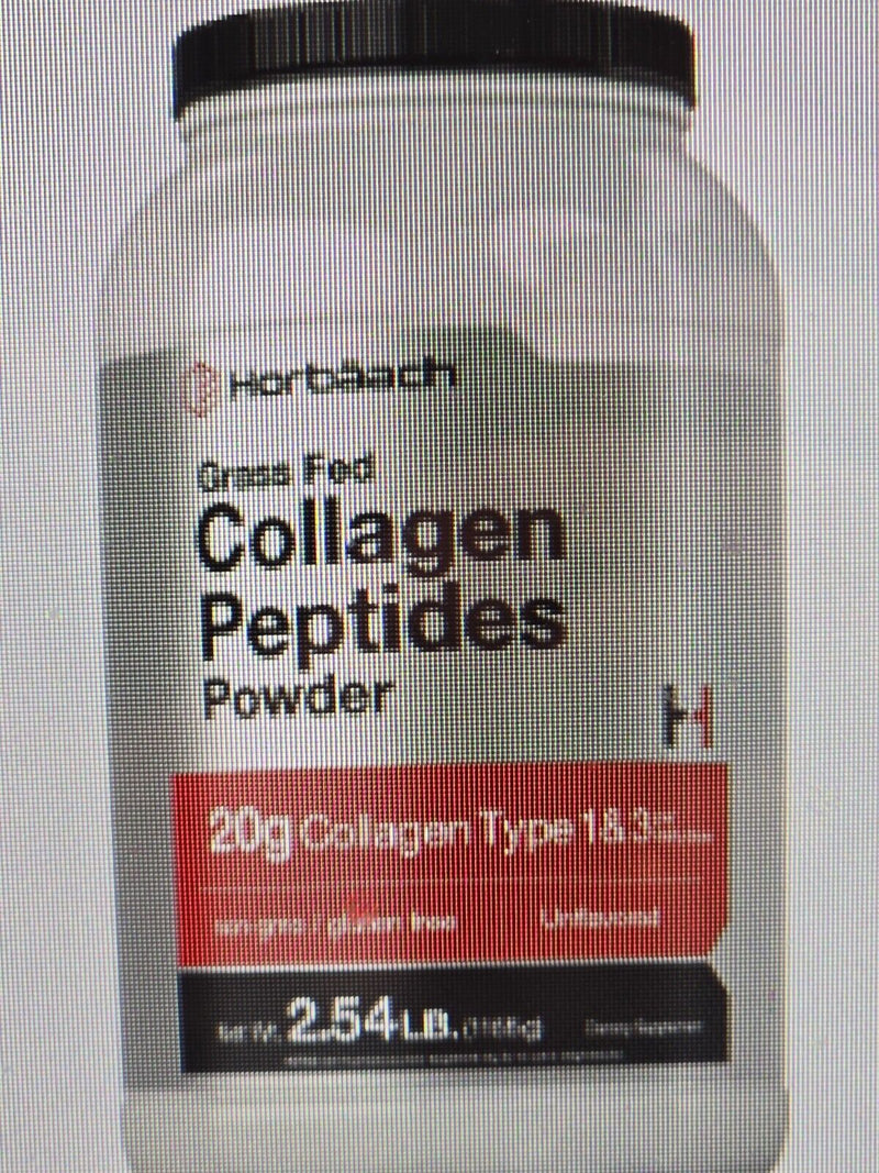 2 Horbaach Grass Fed Collagen Peptides Powder 2 x ( 172 Servings x  2.54 lb )