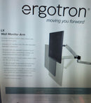 Ergotron LX 32" Screen Support Mounting Arm for Monitor - Black -zc 3/4