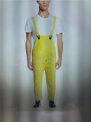 2 Large Onguard Outfits- Jacket Bib Overall Hood Yellow Protective Clothing Rain