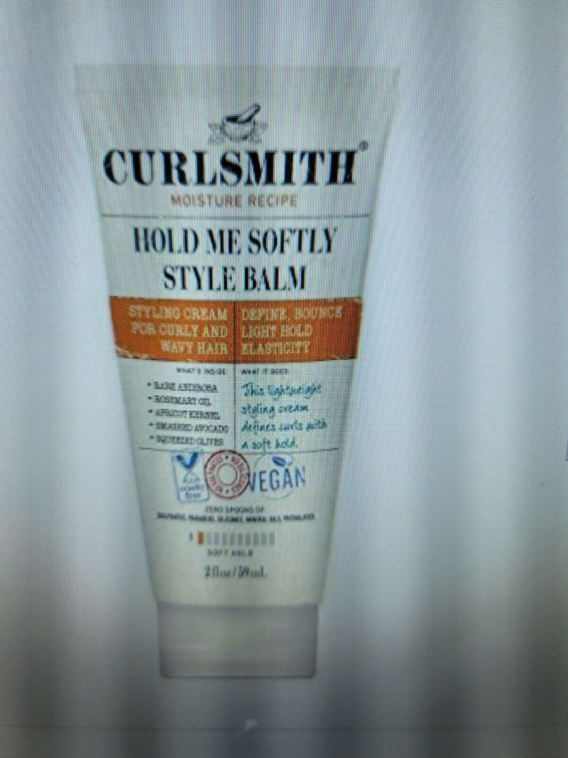 6 (Six) Curlsmith Hold Me Softly Style Balm Curl Cream MINI 2oz, 59mL NWOB