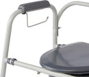 Two Medline Steel 3-in-1 Bedside Commodes, Portable Toilet Damaged Boxing&1 seat