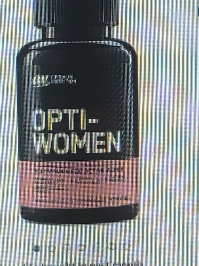 (4 items) Optimum Nutrition Opti-Women Multivitamin Capsules 120 Count+ Gaia +