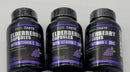 3 Bottles Eco-Taste Elderberry w Vitamin C + Zinc Immune Support 600 Caps