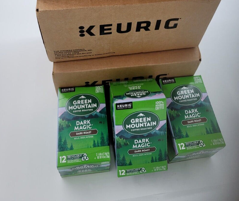 1 Case Green Mountain Coffee Dark Magic, Keurig K-Cup Pod, Dark Roast 72 Count