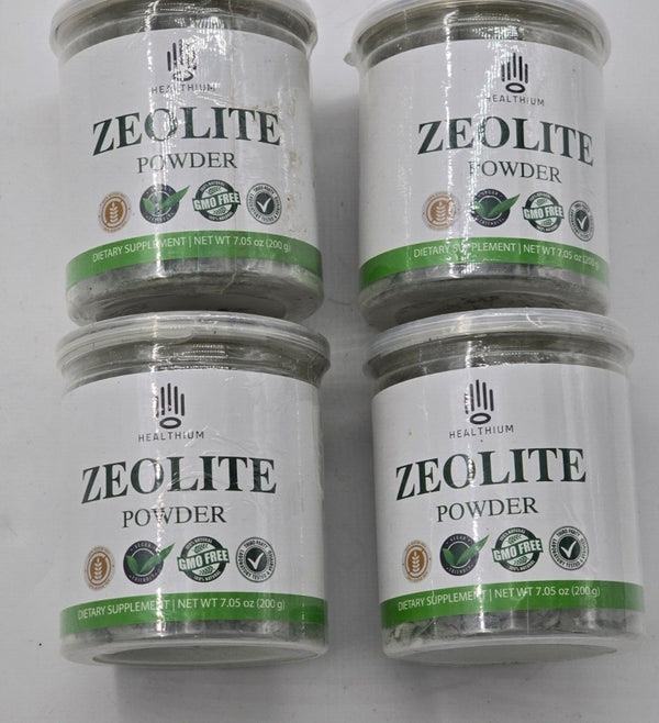 4 Zeo Health Pure Zeolite Detoxification Supplement Detox 200g x 4 Powder =