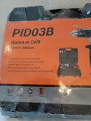 Hammer Drill, TACKLIFE 850W 3000 RPM Impact Drill with 15 Drill Bit Set,Storage