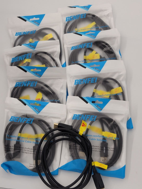 9 (Nine) BENFEI  HDMI, 4K DP to HDMI 6 Feet Cable