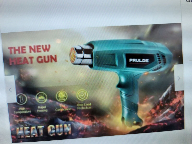 Prulde Professional Heat Gun w/ Attachments