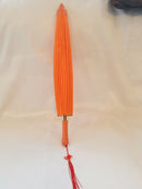 Vintage Oriental Umbrella With Wood Staff - Antique? Very Good Condition. Rare