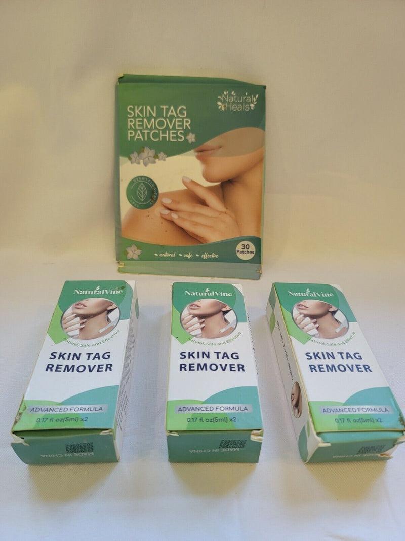 Natural Vine Skin Tag Remover 7 Boxes Plus 2 Boxes Of Skin Tag Patches