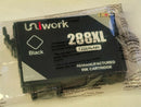 Uniwork 4 Pack Ink Cartridge Epson T288XL220 Black Magenta Yellow Cyan SEALED