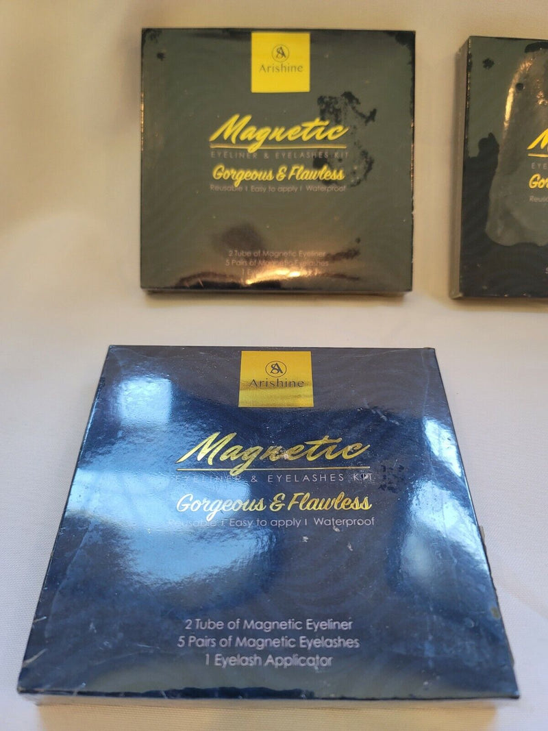 Sealed Arishine Magnetic Eyelashes & Eyeliner Kit 15 Pairs Reusable