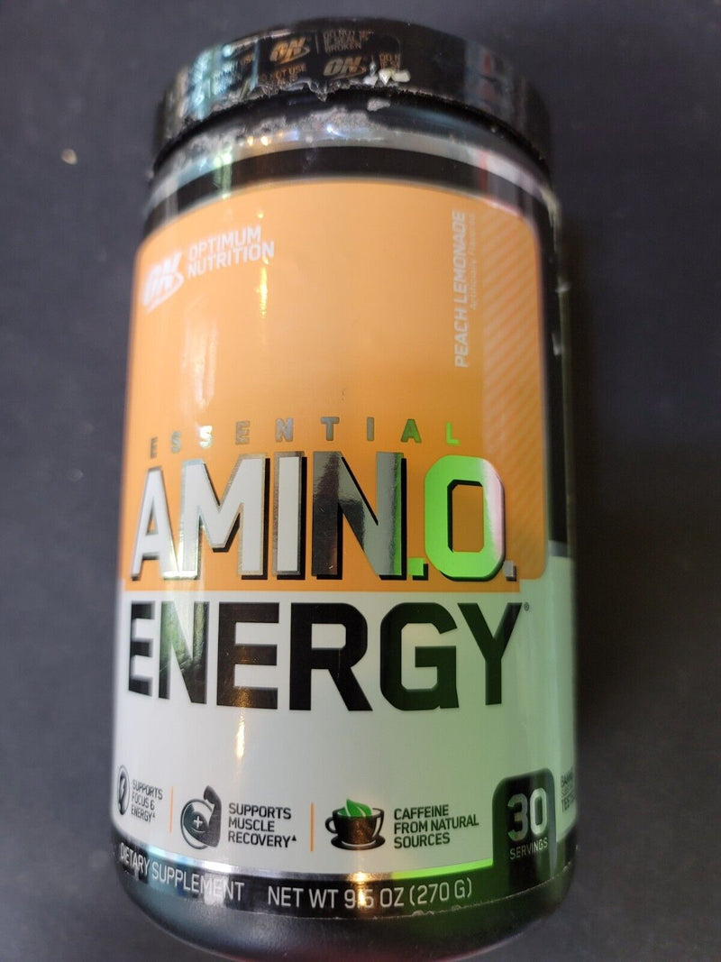 Optimum Nutrition Essential Amino Energy Peach Lemonade 30 Servings - 9.5oz