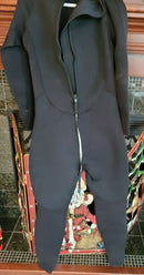 Dark Lightning Womens Black Neoprene Full Body Swimming Diving Wetsuit Size Lt