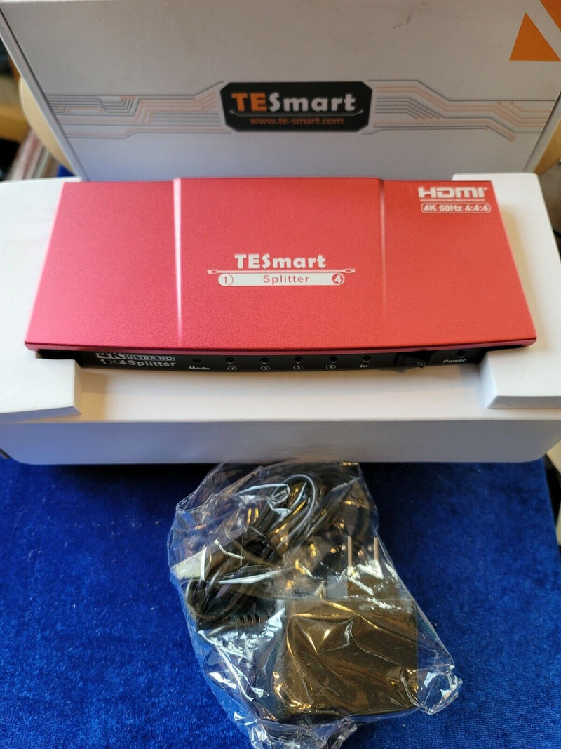 Tesmart Hdmi Switch 4 Port 4K@60Hz Ultra Hd 4X1 Hdmi Ultra Hd Hdmi 2.0