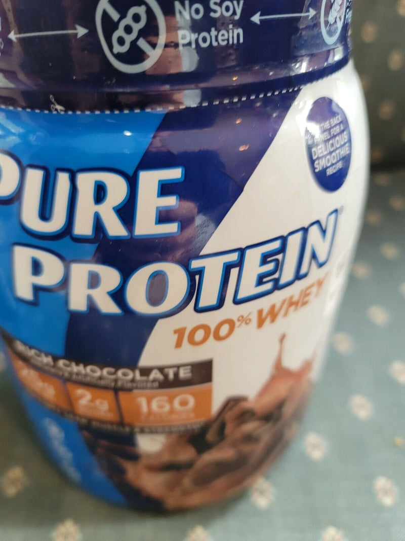 Pure Protein 100% Whey Protein Powder Rich Chocolate 25g Protein , 1.75 lb