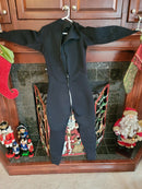 Dark Lightning Womens Black Neoprene Full Body Swimming Diving Wetsuit Size Lt