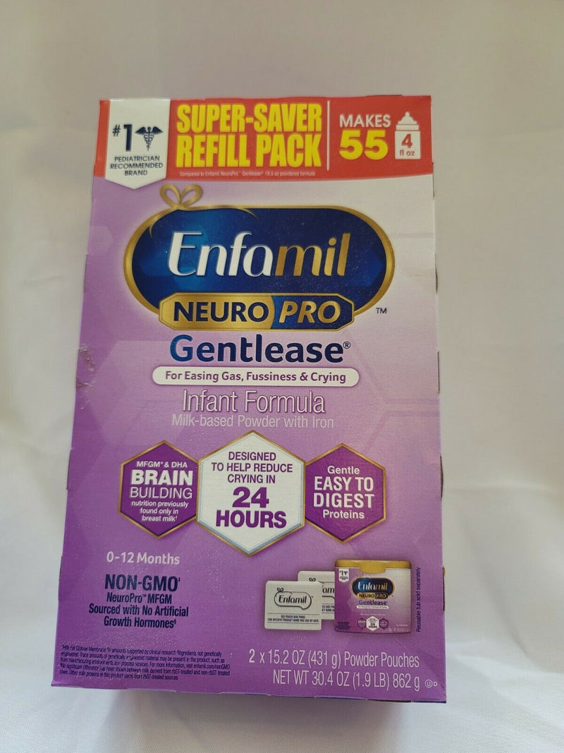 Enfamil Neuropro Gentlease Formula Powder Super Refill Box - Makes 55
