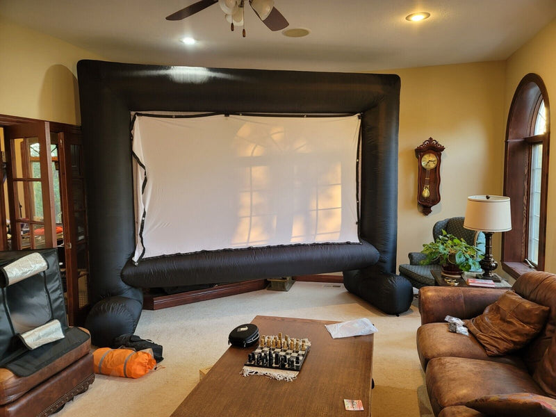 14ft Inflatable Blow up Mega Movie Projector Screen w/ Carry Bag